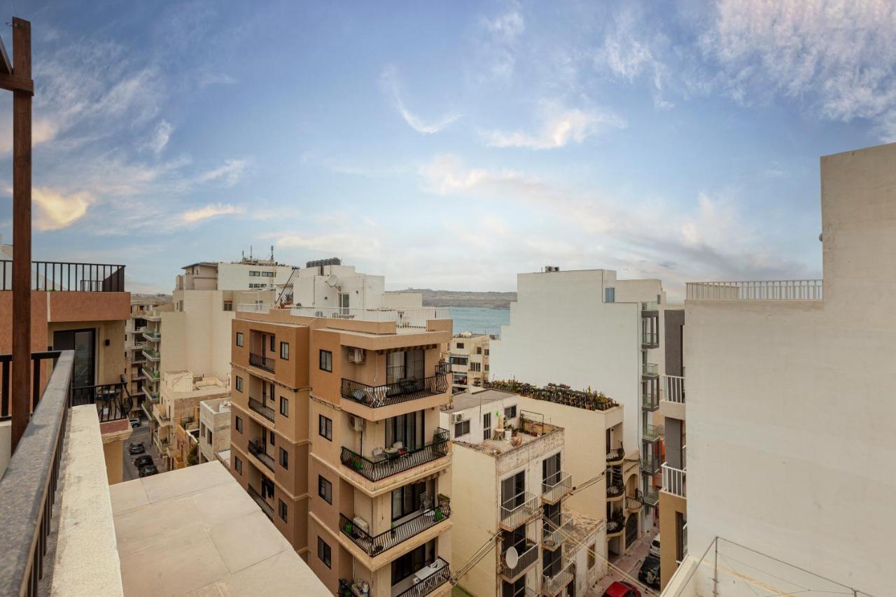Perfect Seaview Penthouse Leilighet San Pawl il-Baħar Eksteriør bilde
